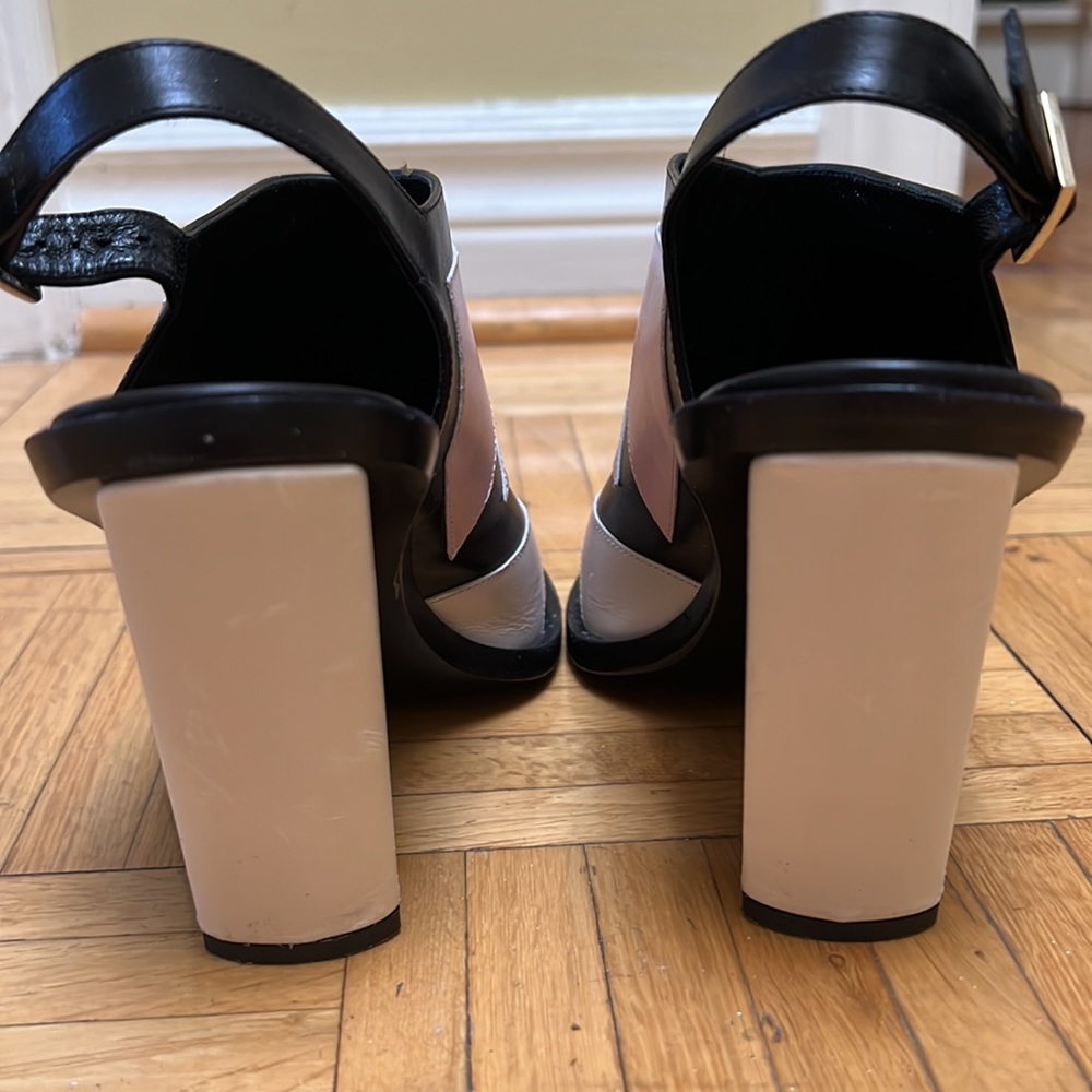 Roger Viver Bauhaus skyscraper high heels sandals, 36 1/2 - Picture 5 of 16